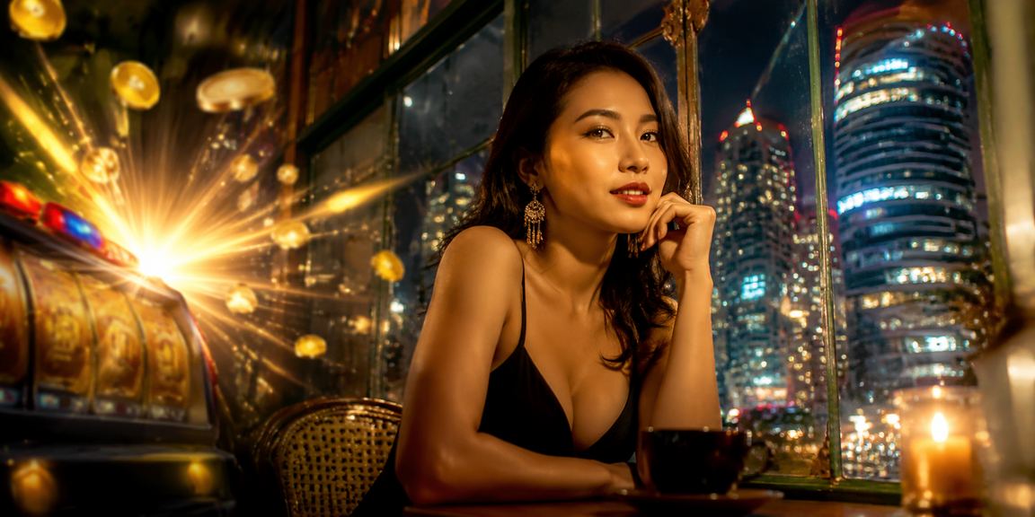 Người dùng tại Hà Nội chơi slot game trên ứng dụng điện thoại tại quán cà phê